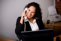 Cheerful Receptionist